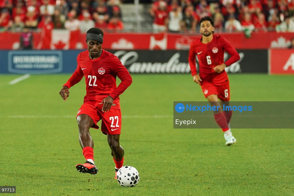 Richie Laryea #22 of Canada pass the ball during the International Friendly match between Canada and Chile at BMO Filed. on September 26, 2026 in Toronto, Ontario. (Photo by Leonardo Ramirez/ Eyepix Group) (Photo by Leonardo Ramirez/ Eyepix Group/Eyepix via Nexpher Images)