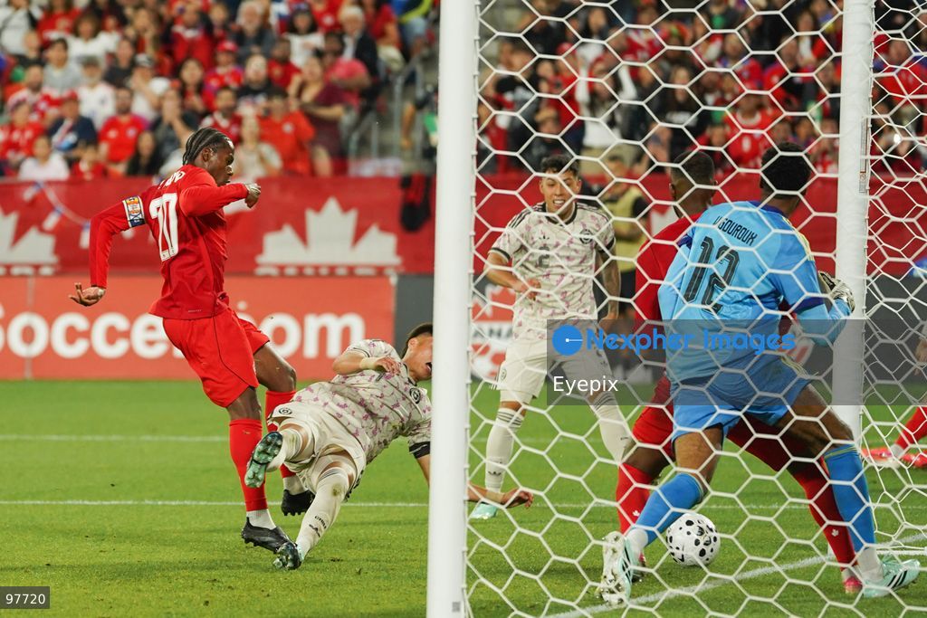Jonathan David #20 of Canada scores the goal for Canada’s victory during the International Friendly match between Canada and Chile at BMO Filed. on September 26, 2026 in Toronto, Ontario. (Photo by Leonardo Ramirez/ Eyepix Group) (Photo by Leonardo Ramirez/ Eyepix Group/Eyepix via Nexpher Images)