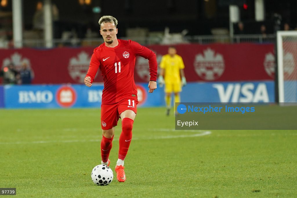 Liam Millar #11 of Canada drives the ball forward during the International Friendly match between Canada and Chile at BMO Filed. on September 26, 2026 in Toronto, Ontario. (Photo by Leonardo Ramirez/ Eyepix Group) (Photo by Leonardo Ramirez/ Eyepix Group/Eyepix via Nexpher Images)