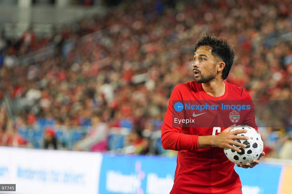 Mathieu Choiniere #06 of Canada looks on while holding the ball during the International Friendly match between Canada and Chile at BMO Filed. on September 26, 2026 in Toronto, Ontario. (Photo by Leonardo Ramirez/ Eyepix Group) (Photo by Leonardo Ramirez/ Eyepix Group/Eyepix via Nexpher Images)