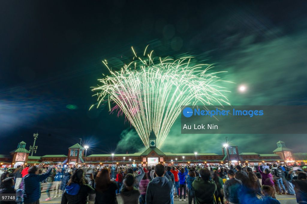 A fireworks display to mark Mid Autumn Festival on September 26, 2026 in Markham, Ontario, Canada (Photo by Au Lok Nin/Nexpher Images)