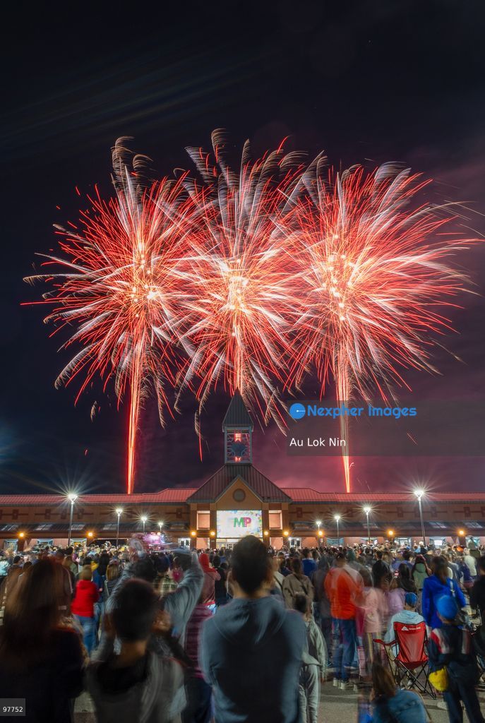 A fireworks display to mark Mid Autumn Festival on September 26, 2026 in Markham, Ontario, Canada (Photo by Au Lok Nin/Nexpher Images)