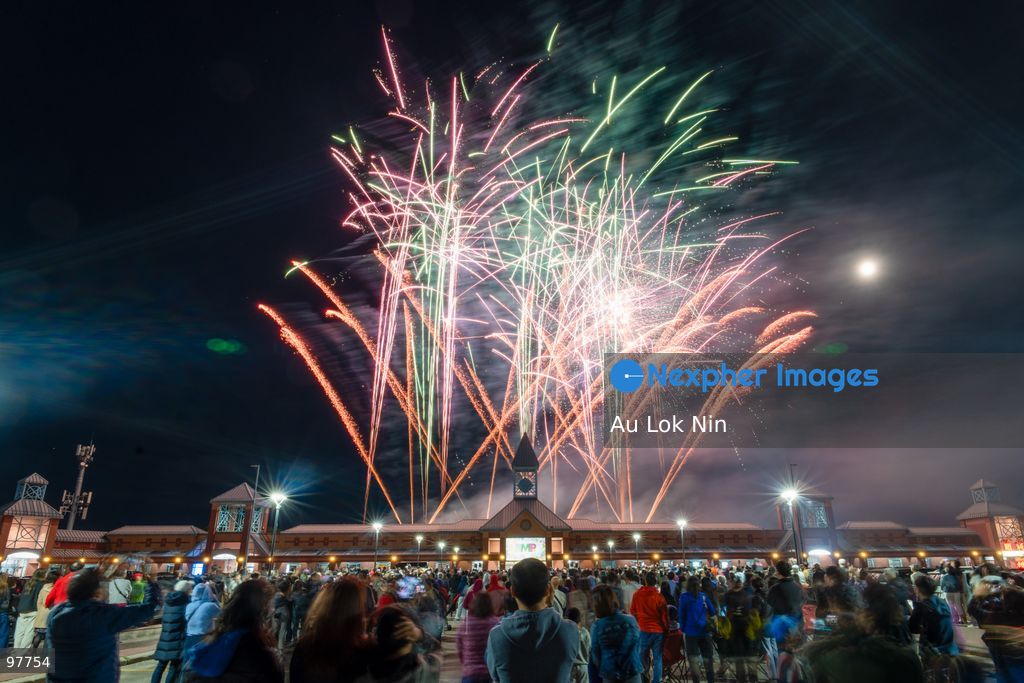 A fireworks display to mark Mid Autumn Festival on September 26, 2026 in Markham, Ontario, Canada (Photo by Au Lok Nin/Nexpher Images)