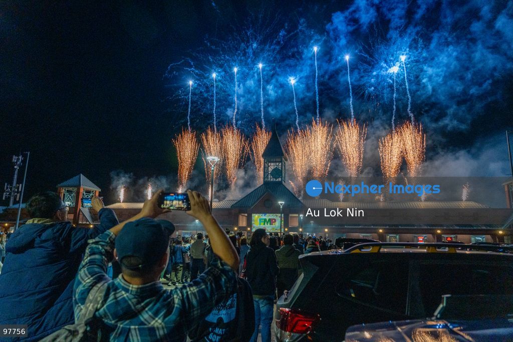 A fireworks display to mark Mid Autumn Festival on September 26, 2026 in Markham, Ontario, Canada (Photo by Au Lok Nin/Nexpher Images)