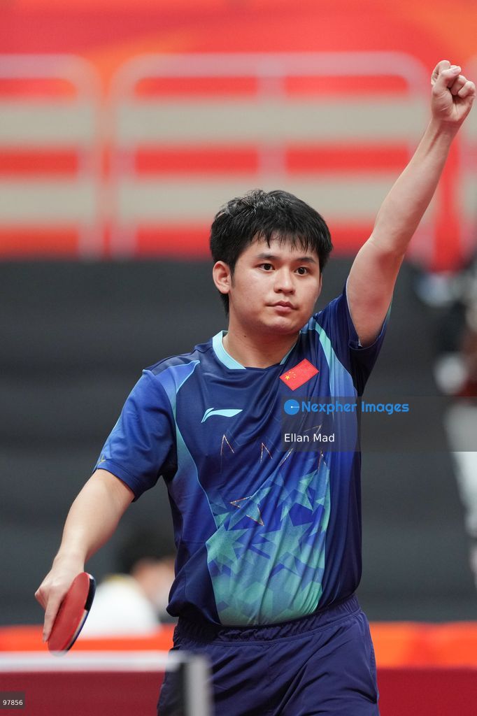 Lin Shidong of China during the Men's Doubles Final, Table Tennis at the 2026 Asian Games on September 27, 2026 in Japan. (Photo by Ellan Mad/Nexpher Images)
