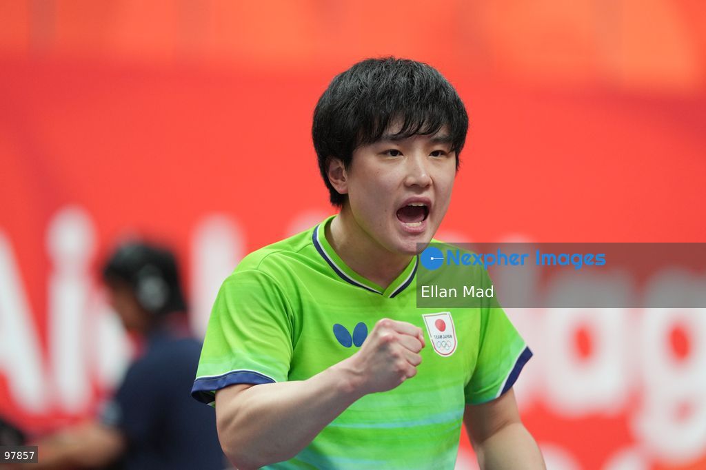 Harimoto Tomokazu of Japan during Men's Doubles Final of Table Tennis at the 2026 Asian Games on September 27, 2026 in Japan. (Photo by Ellan Mad/Nexpher Images)