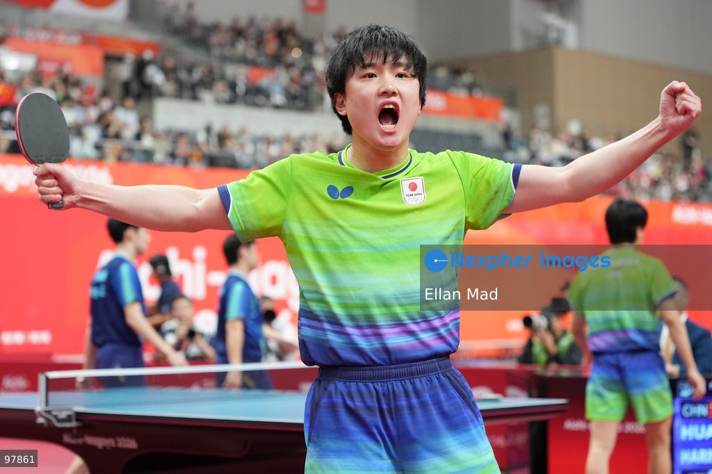 Harimoto Tomokazu of Japan during Men's Doubles Final of Table Tennis at the 2026 Asian Games on September 27, 2026 in Japan. (Photo by Ellan Mad/Nexpher Images)
