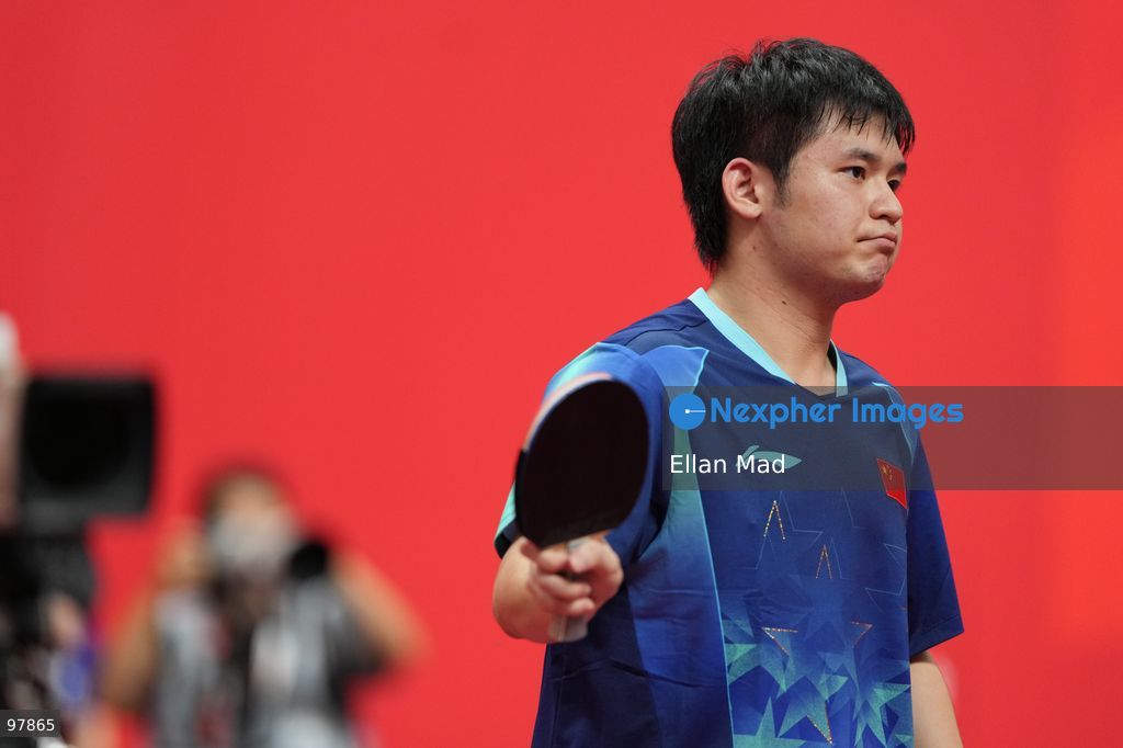 Lin Shidong of China during the Men's Doubles Final, Table Tennis at the 2026 Asian Games on September 27, 2026 in Japan. (Photo by Ellan Mad/Nexpher Images)