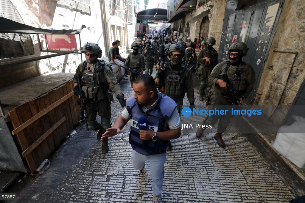 NABLUS, OCCUPIED WEST BANK, SEPTEMBER 27, 2026: Israeli soldiers patrol the Old City of Nablus in the occupied West Bank. Photo by Nedal Shtieh / JNA Press. (Photo by Nedal Shtieh/JNA Press via Nexpher Images)
