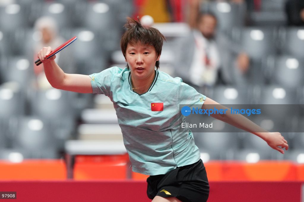 Wang Manyu of China during Women's Singles Final, Table Tennis at the 2026 Asian Games on September 27, 2026 in Japan. (Photo by Ellan Mad/Nexpher Images)