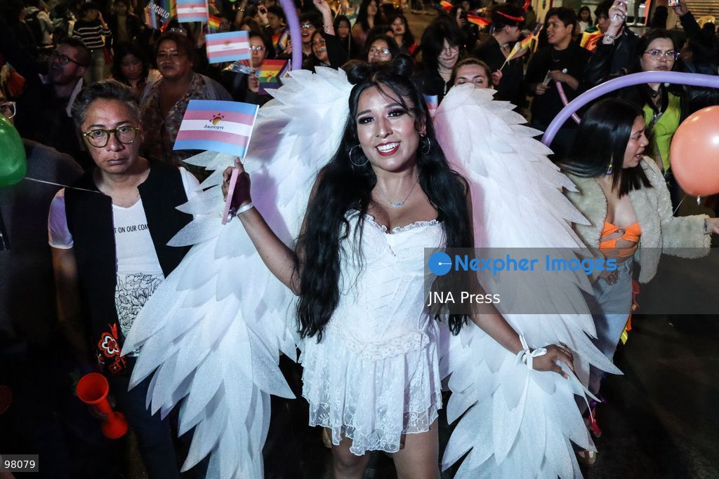 People participate in the Pride parade and March for Sexual and Gender Diversity in La Paz, Bolivia, on September 26, 2026. The event brought together members of the LGBTIQ+ community and sexual and gender diversity organizations to celebrate pride, diversity and the recognition of their rights. Photo by Brian Ronaldo Delgadillo Garzofino / JNA Press (Photo by Brian Ronaldo Delgadillo Garzofi/JNA Press via Nexpher Images)
