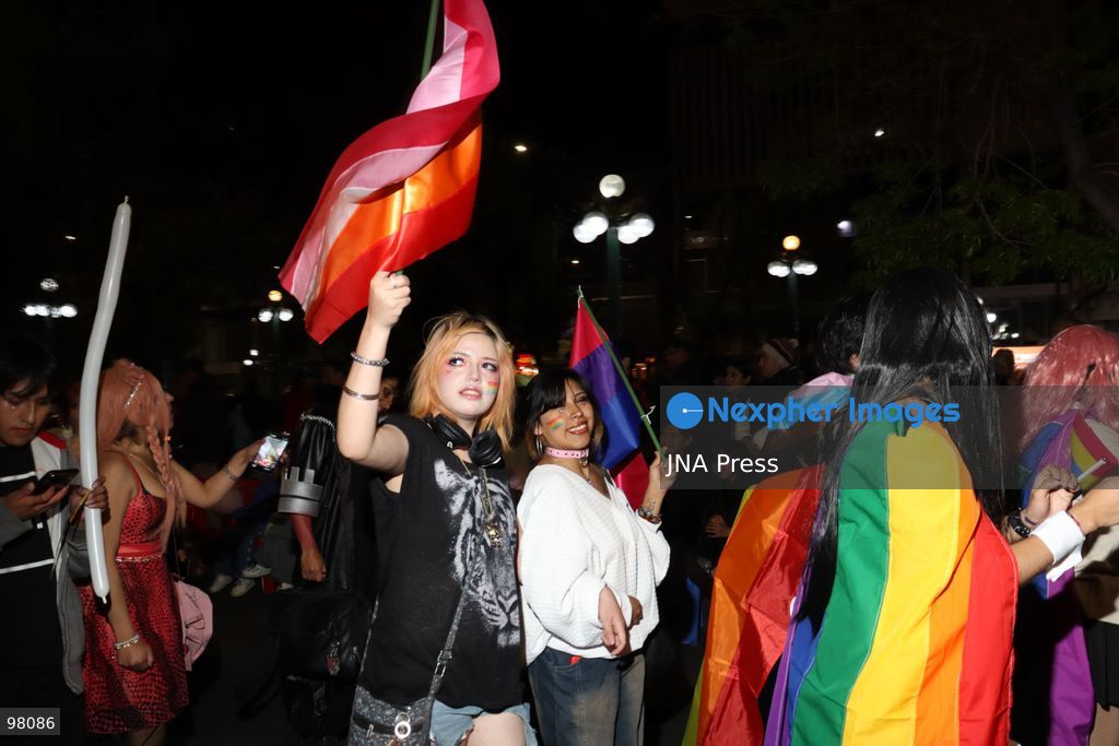People participate in the Pride parade and March for Sexual and Gender Diversity in La Paz, Bolivia, on September 26, 2026. The event brought together members of the LGBTIQ+ community and sexual and gender diversity organizations to celebrate pride, diversity and the recognition of their rights. Photo by Brian Ronaldo Delgadillo Garzofino / JNA Press (Photo by Brian Ronaldo Delgadillo Garzofi/JNA Press via Nexpher Images)