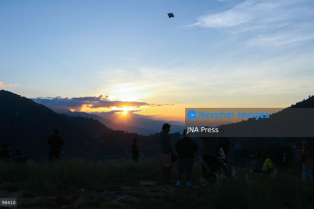 KATHMANDU, NEPAL – SEPTEMBER 27, 2026: People flew kites around Kathmandu during the festive period, adding color and activity to the city’s skies as families and friends gathered to celebrate. Kite flying brought a festive atmosphere to different parts of the city, with kites visible above Kathmandu as people took part in the seasonal tradition. The activity provided an opportunity for families and friends to spend time together during the festive period. Photo by Shankar Bhujel / JNA Press. (Photo by Shankar Bhujel/JNA Press via Nexpher Images)