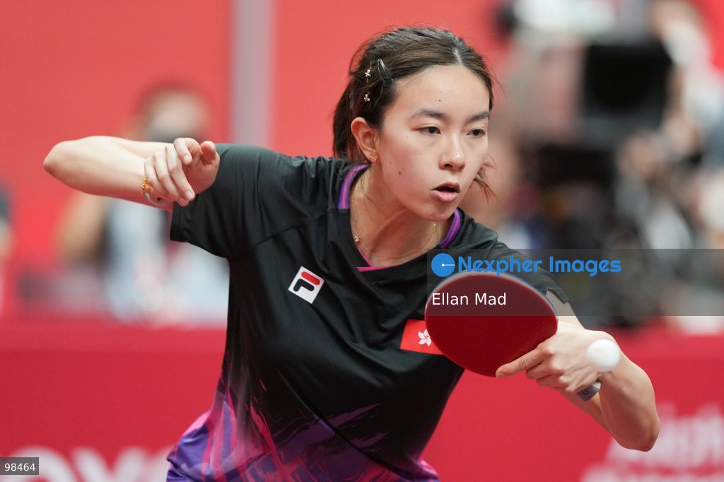 Ng Wing Lam of Hong Kong during Women's Doubles Semi-finals, Table Tennis at the 2026 Asian Games on September 28, 2026 in Japan. (Photo by Ellan Mad/Nexpher Images)