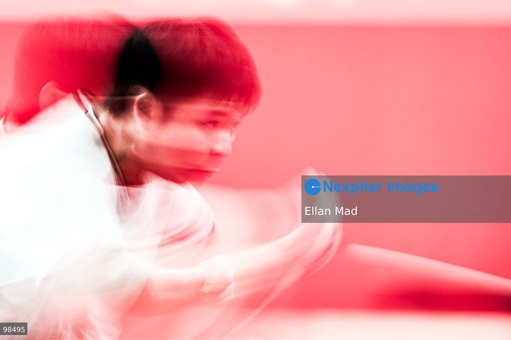 Lin Shidong of China during Men's Singles Semifinals, Table Tennis at the 2026 Asian Games on September 28, 2026 in Japan. (Photo by Ellan Mad/Nexpher Images)