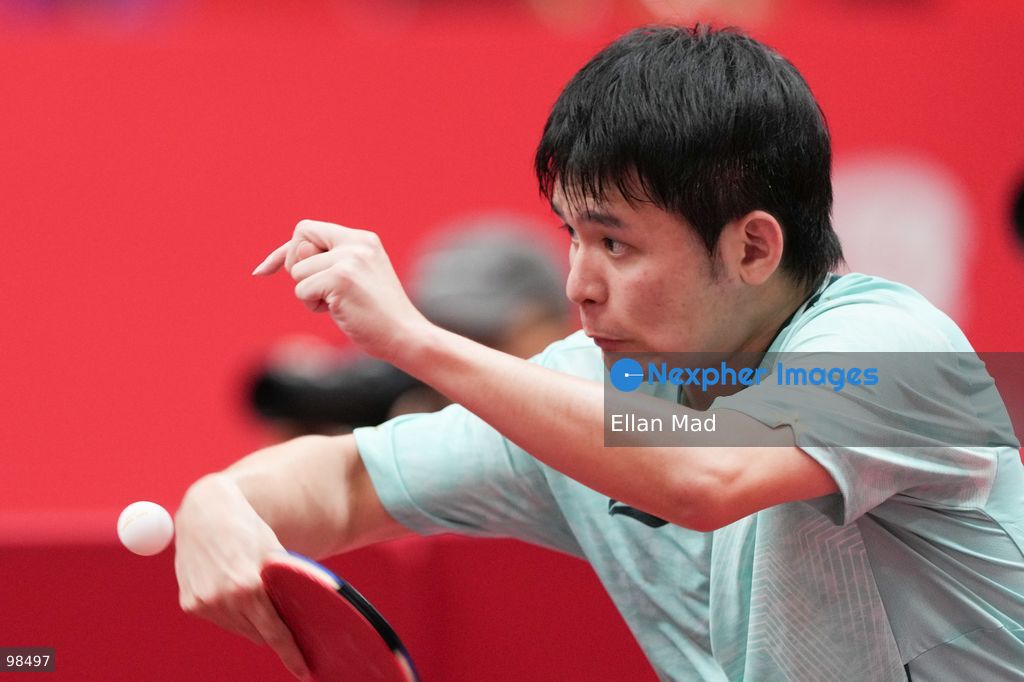 Lin Shidong of China during Men's Singles Semifinals, Table Tennis at the 2026 Asian Games on September 28, 2026 in Japan. (Photo by Ellan Mad/Nexpher Images)
