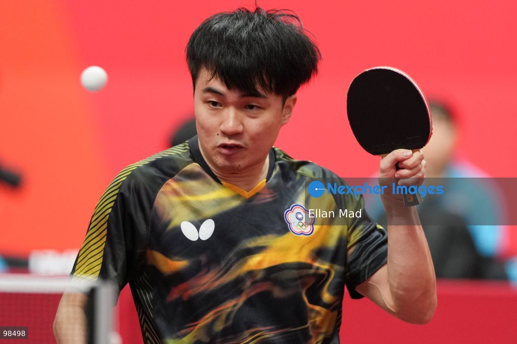 Lin Yun-ju of Chinese Taipei during Men's Singles Semifinals, Table Tennis at the 2026 Asian Games on September 28, 2026 in Japan. (Photo by Ellan Mad/Nexpher Images)