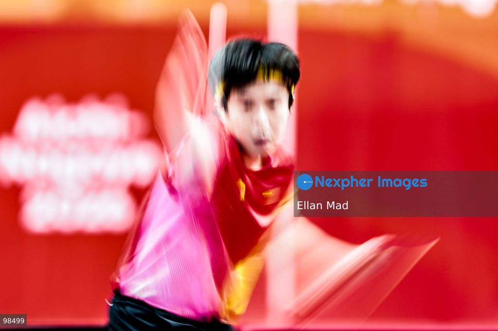 Wang Chuqin of China during Men's Singles Semifinals, Table Tennis at the 2026 Asian Games on September 28, 2026 in Japan. (Photo by Ellan Mad/Nexpher Images)