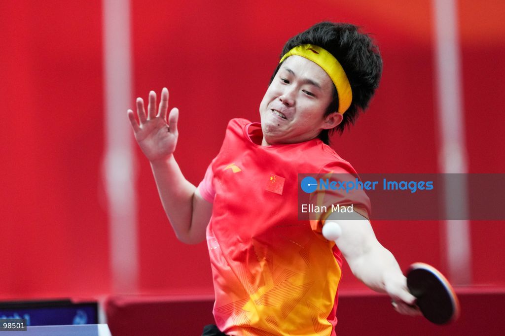 Wang Chuqin of China during Men's Singles Semifinals, Table Tennis at the 2026 Asian Games on September 28, 2026 in Japan. (Photo by Ellan Mad/Nexpher Images)