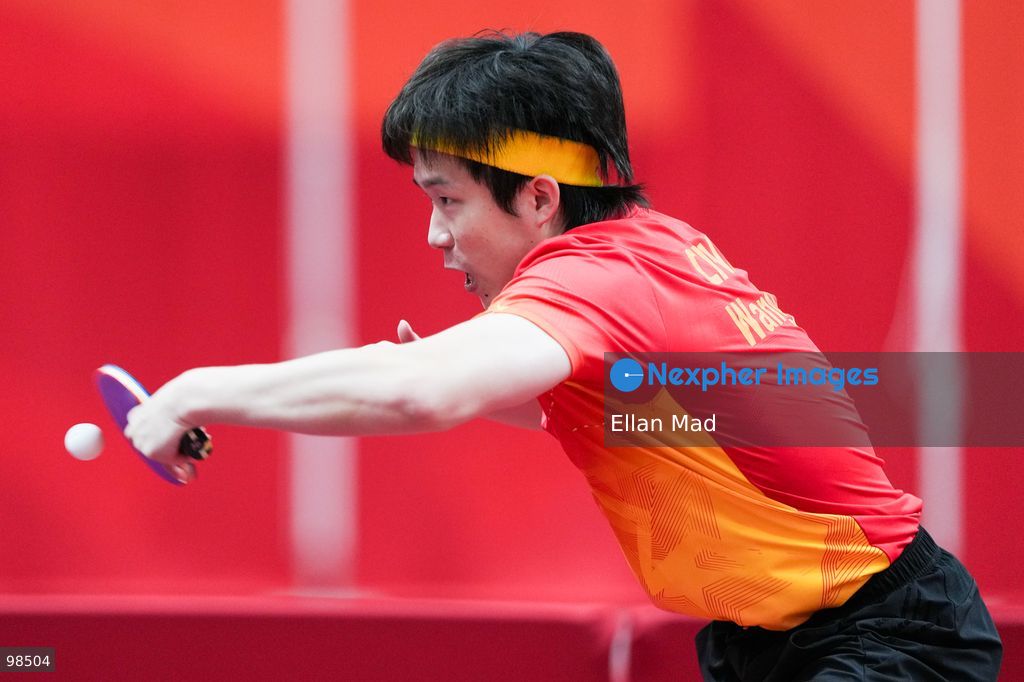 Wang Chuqin of China during Men's Singles Semifinals, Table Tennis at the 2026 Asian Games on September 28, 2026 in Japan. (Photo by Ellan Mad/Nexpher Images)