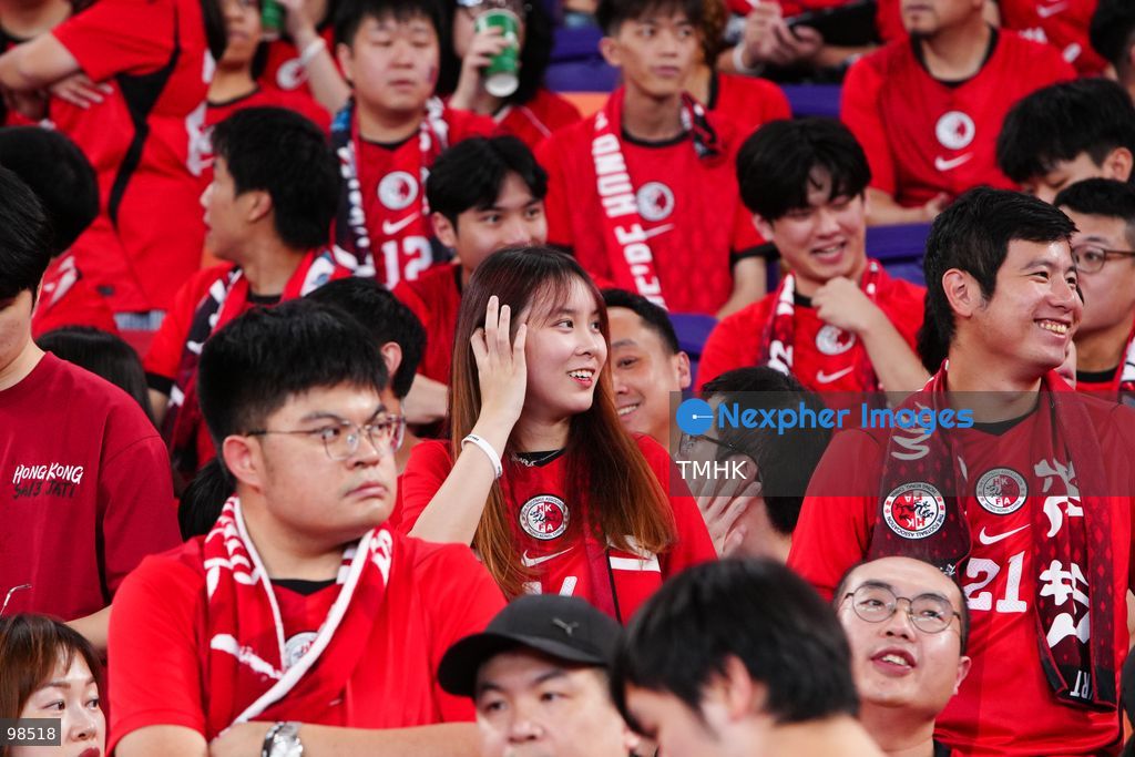 Passionate supporters wave red team colours, clap, and chant slogans to back Hong Kong, China during their FIFA ASEAN Cup Tier 2 match against Laos at Kai Tak Stadium on September 27, 2026 in Hong Kong, where a lively crowd of nearly 19,000 cheered on the home side. (Photo by Zulu Lo/TMHK via Nexpher Images)