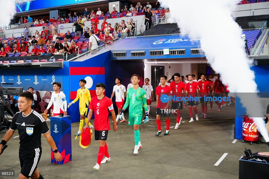 A general view shows Hong Kong, China competing against Laos during their opening fixture of the FIFA ASEAN Cup Tier 2 at Kai Tak Stadium on September 27, 2026 in Hong Kong. Hong Kong, China cruised to a dominant 4-0 victory with goals from Sun Ming-him, Everton Camargo, Dudu, and a penalty conversion by Matt Orr in front of nearly 19,000 supporters. (Photo by Zulu Lo/TMHK via Nexpher Images)