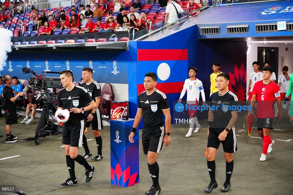 A general view shows Hong Kong, China competing against Laos during their opening fixture of the FIFA ASEAN Cup Tier 2 at Kai Tak Stadium on September 27, 2026 in Hong Kong. Hong Kong, China cruised to a dominant 4-0 victory with goals from Sun Ming-him, Everton Camargo, Dudu, and a penalty conversion by Matt Orr in front of nearly 19,000 supporters. (Photo by Zulu Lo/TMHK via Nexpher Images)