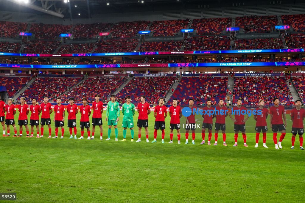 A general view shows Hong Kong, China competing against Laos during their opening fixture of the FIFA ASEAN Cup Tier 2 at Kai Tak Stadium on September 27, 2026 in Hong Kong. Hong Kong, China cruised to a dominant 4-0 victory with goals from Sun Ming-him, Everton Camargo, Dudu, and a penalty conversion by Matt Orr in front of nearly 19,000 supporters. (Photo by Zulu Lo/TMHK via Nexpher Images)