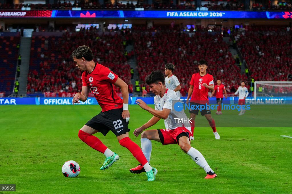 A general view shows Hong Kong, China competing against Laos during their opening fixture of the FIFA ASEAN Cup Tier 2 at Kai Tak Stadium on September 27, 2026 in Hong Kong. Hong Kong, China cruised to a dominant 4-0 victory with goals from Sun Ming-him, Everton Camargo, Dudu, and a penalty conversion by Matt Orr in front of nearly 19,000 supporters. (Photo by Zulu Lo/TMHK via Nexpher Images)