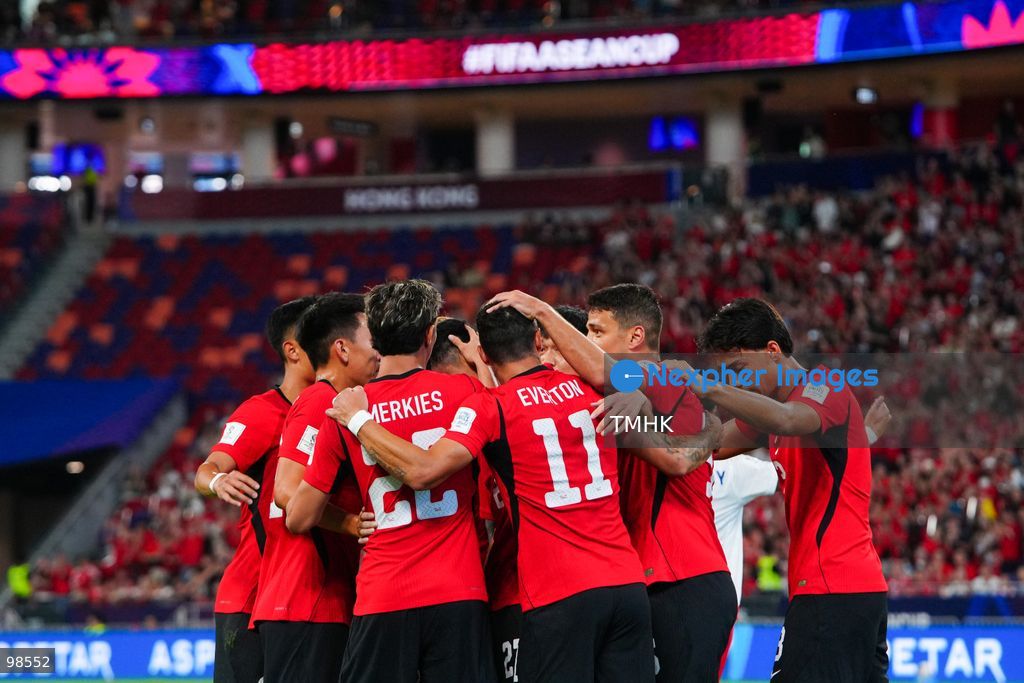 A general view shows Hong Kong, China competing against Laos during their opening fixture of the FIFA ASEAN Cup Tier 2 at Kai Tak Stadium on September 27, 2026 in Hong Kong. Hong Kong, China cruised to a dominant 4-0 victory with goals from Sun Ming-him, Everton Camargo, Dudu, and a penalty conversion by Matt Orr in front of nearly 19,000 supporters. (Photo by Zulu Lo/TMHK via Nexpher Images)