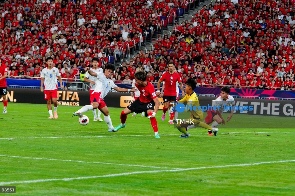 A general view shows Hong Kong, China competing against Laos during their opening fixture of the FIFA ASEAN Cup Tier 2 at Kai Tak Stadium on September 27, 2026 in Hong Kong. Hong Kong, China cruised to a dominant 4-0 victory with goals from Sun Ming-him, Everton Camargo, Dudu, and a penalty conversion by Matt Orr in front of nearly 19,000 supporters. (Photo by Zulu Lo/TMHK via Nexpher Images)