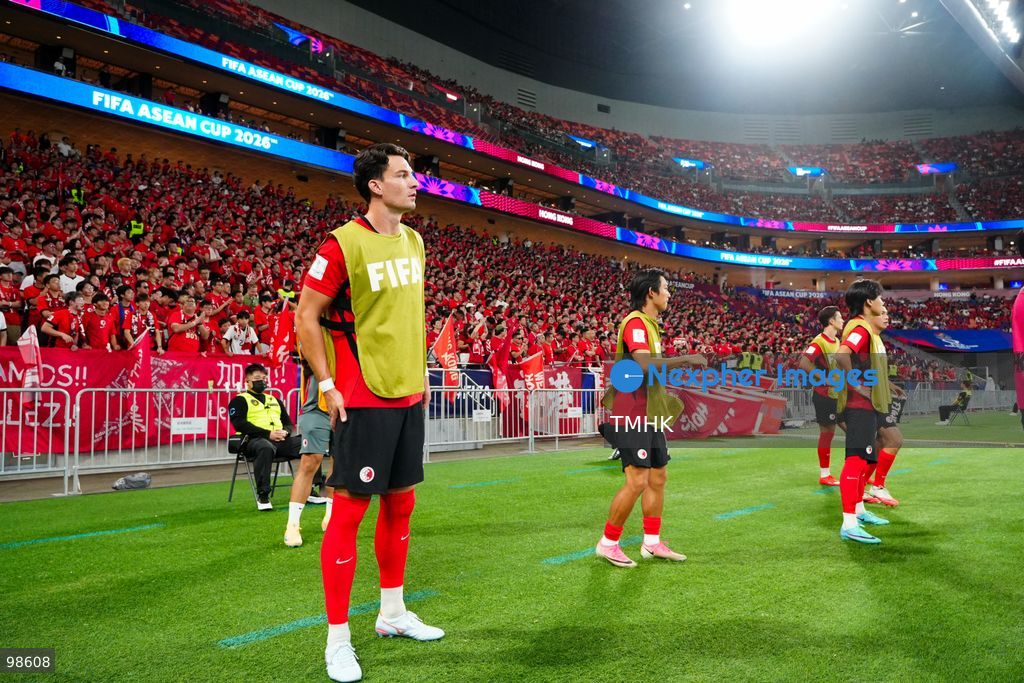 A general view shows Hong Kong, China competing against Laos during their opening fixture of the FIFA ASEAN Cup Tier 2 at Kai Tak Stadium on September 27, 2026 in Hong Kong. Hong Kong, China cruised to a dominant 4-0 victory with goals from Sun Ming-him, Everton Camargo, Dudu, and a penalty conversion by Matt Orr in front of nearly 19,000 supporters. (Photo by Zulu Lo/TMHK via Nexpher Images)