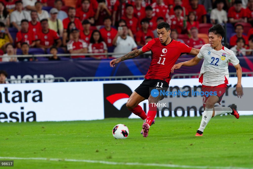 A general view shows Hong Kong, China competing against Laos during their opening fixture of the FIFA ASEAN Cup Tier 2 at Kai Tak Stadium on September 27, 2026 in Hong Kong. Hong Kong, China cruised to a dominant 4-0 victory with goals from Sun Ming-him, Everton Camargo, Dudu, and a penalty conversion by Matt Orr in front of nearly 19,000 supporters. (Photo by Zulu Lo/TMHK via Nexpher Images)