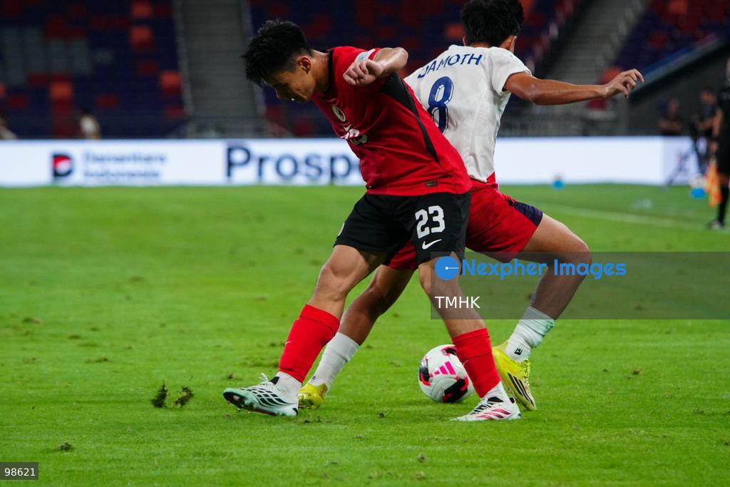 A general view shows Hong Kong, China competing against Laos during their opening fixture of the FIFA ASEAN Cup Tier 2 at Kai Tak Stadium on September 27, 2026 in Hong Kong. Hong Kong, China cruised to a dominant 4-0 victory with goals from Sun Ming-him, Everton Camargo, Dudu, and a penalty conversion by Matt Orr in front of nearly 19,000 supporters. (Photo by Zulu Lo/TMHK via Nexpher Images)