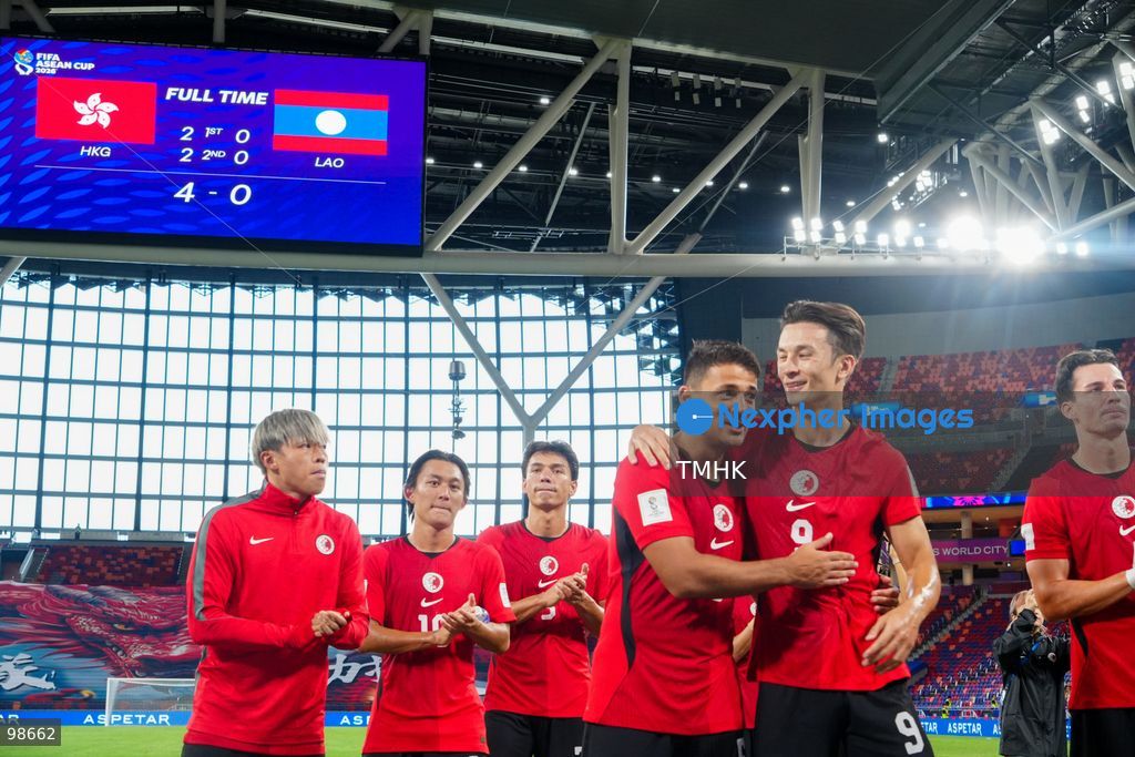 A general view shows Hong Kong, China competing against Laos during their opening fixture of the FIFA ASEAN Cup Tier 2 at Kai Tak Stadium on September 27, 2026 in Hong Kong. Hong Kong, China cruised to a dominant 4-0 victory with goals from Sun Ming-him, Everton Camargo, Dudu, and a penalty conversion by Matt Orr in front of nearly 19,000 supporters. (Photo by Zulu Lo/TMHK via Nexpher Images)