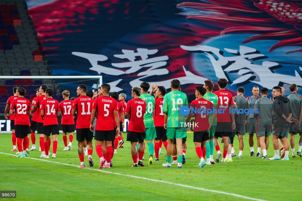 A general view shows Hong Kong, China competing against Laos during their opening fixture of the FIFA ASEAN Cup Tier 2 at Kai Tak Stadium on September 27, 2026 in Hong Kong. Hong Kong, China cruised to a dominant 4-0 victory with goals from Sun Ming-him, Everton Camargo, Dudu, and a penalty conversion by Matt Orr in front of nearly 19,000 supporters. (Photo by Zulu Lo/TMHK via Nexpher Images)