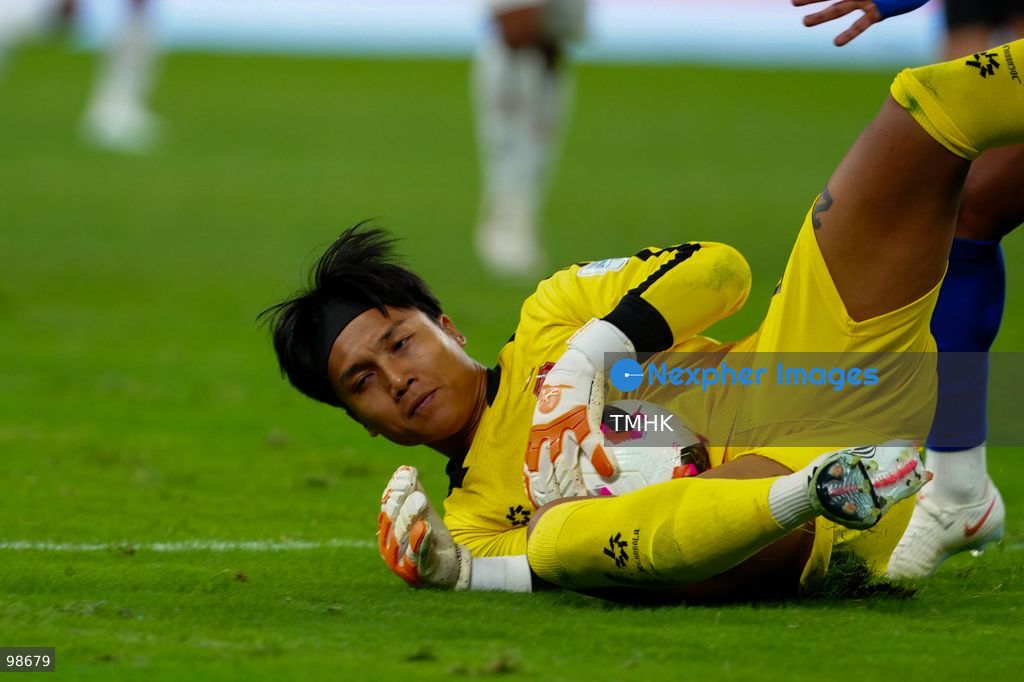 A general view shows players of Myanmar and Cambodia competing during a FIFA ASEAN Cup Tier 2 match at Kai Tak Stadium on September 27, 2026 in Hong Kong. Cambodia secured a 1-0 win after scoring four minutes into stoppage time against a Myanmar side led by former Hong Kong head coach Jörn Andersen. (Photo by Zulu Lo/TMHK via Nexpher Images)