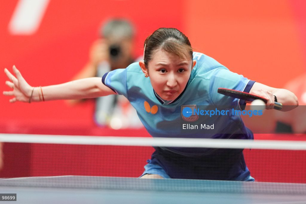 Hina Hayata of Japan during Women's Doubles Final, Table Tennis at the 2026 Asian Games on September 28, 2026 in Japan. (Photo by Ellan Mad/Nexpher Images)