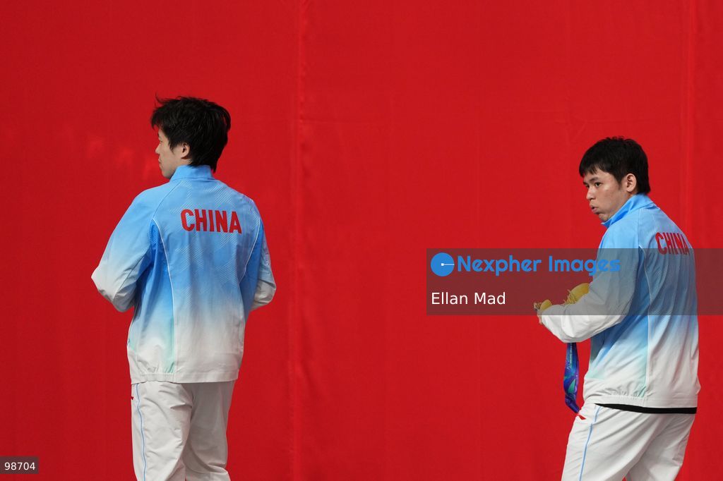 Wang Chuqin and Lin Shidong of China during Men's Singles Finals, Table Tennis at the 2026 Asian Games on September 28, 2026 in Japan. (Photo by Ellan Mad/Nexpher Images)
