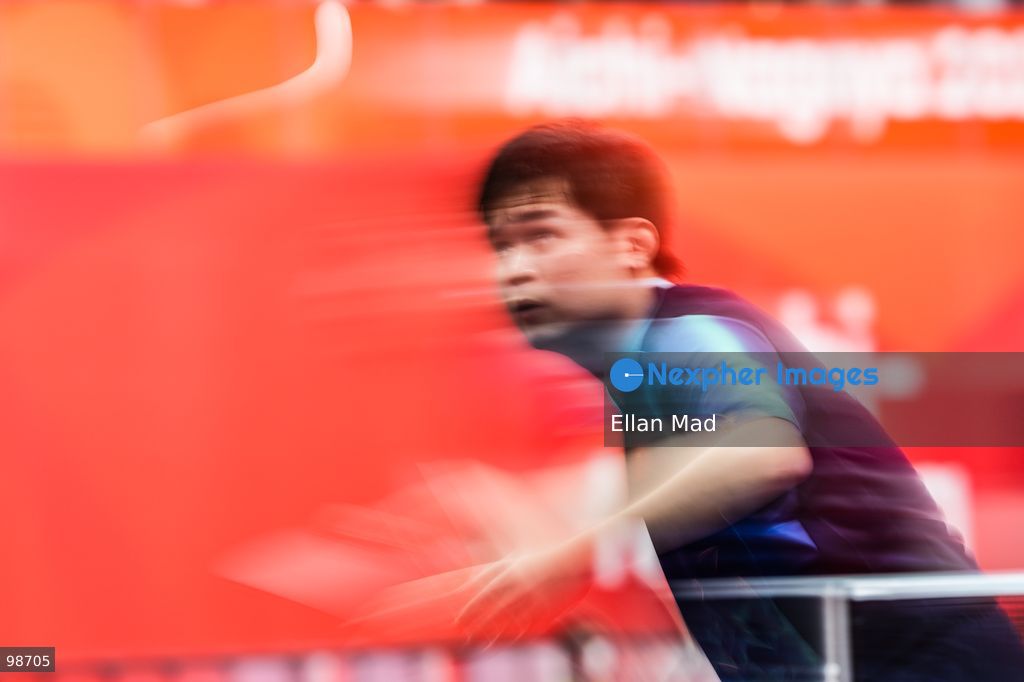 Lin Shidong of China during Men's Singles Finals, Table Tennis at the 2026 Asian Games on September 28, 2026 in Japan. (Photo by Ellan Mad/Nexpher Images)