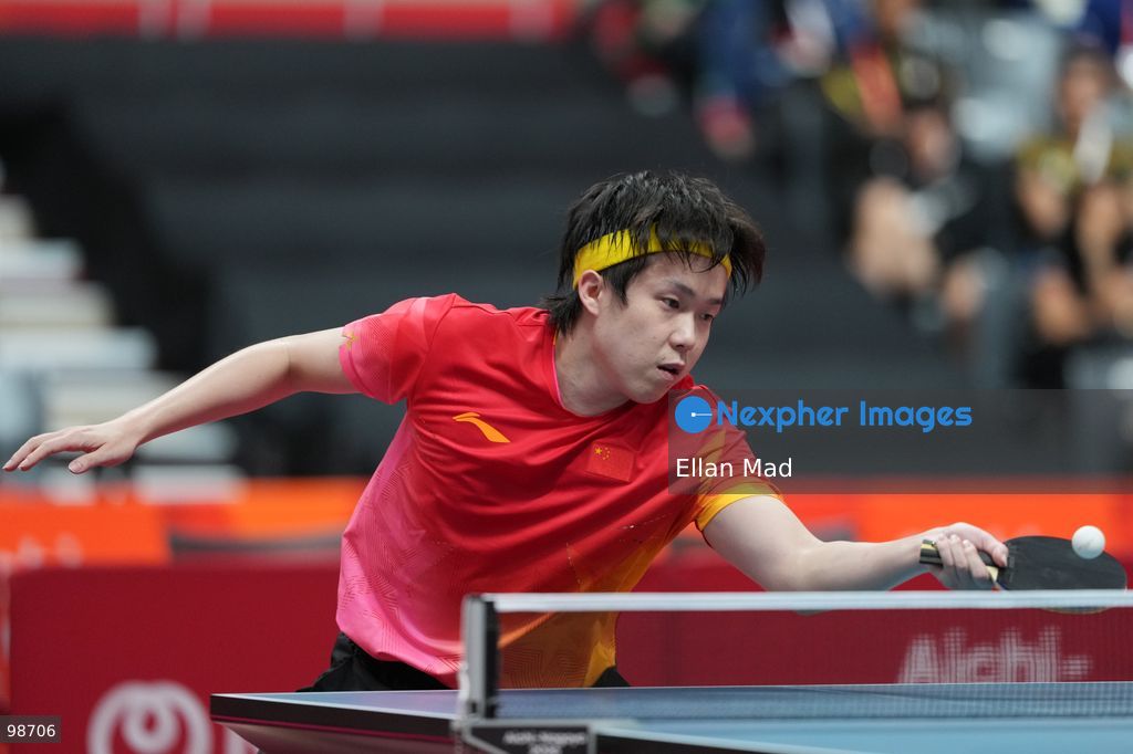 Wang Chuqin of China during Men's Singles Finals, Table Tennis at the 2026 Asian Games on September 28, 2026 in Japan. (Photo by Ellan Mad/Nexpher Images)