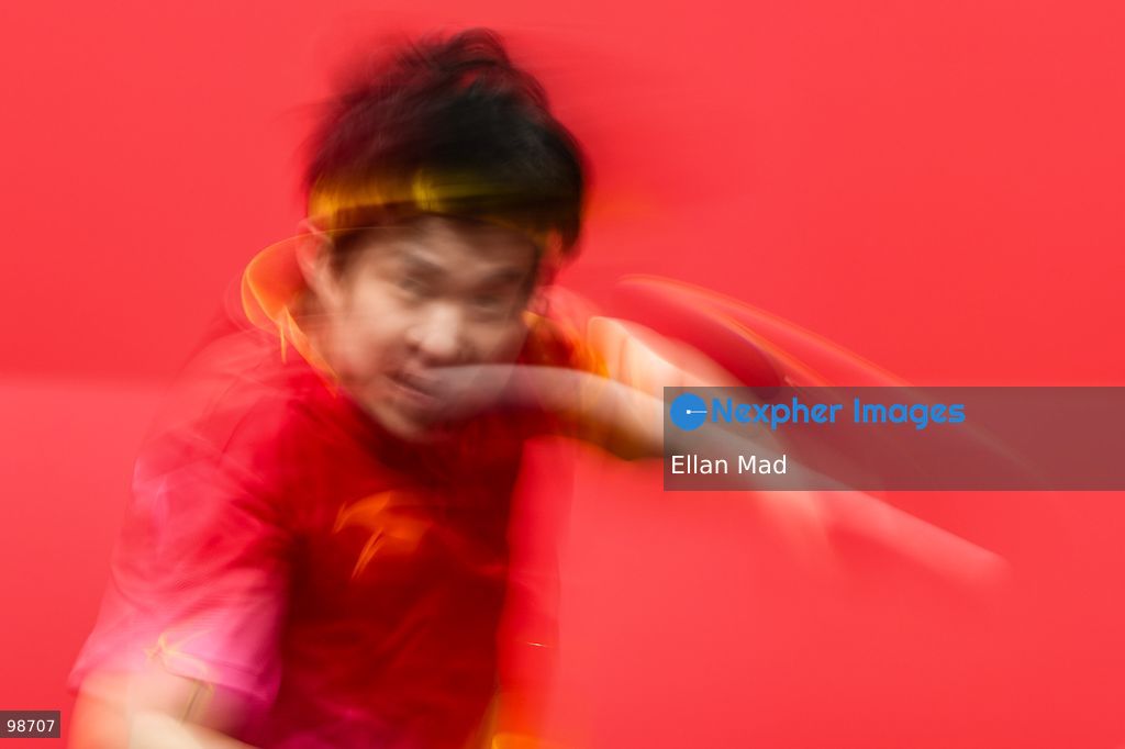 Wang Chuqin of China during Men's Singles Finals, Table Tennis at the 2026 Asian Games on September 28, 2026 in Japan. (Photo by Ellan Mad/Nexpher Images)
