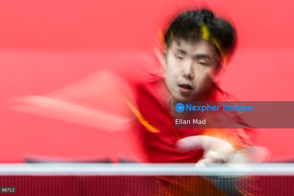Wang Chuqin of China during Men's Singles Finals, Table Tennis at the 2026 Asian Games on September 28, 2026 in Japan. (Photo by Ellan Mad/Nexpher Images)