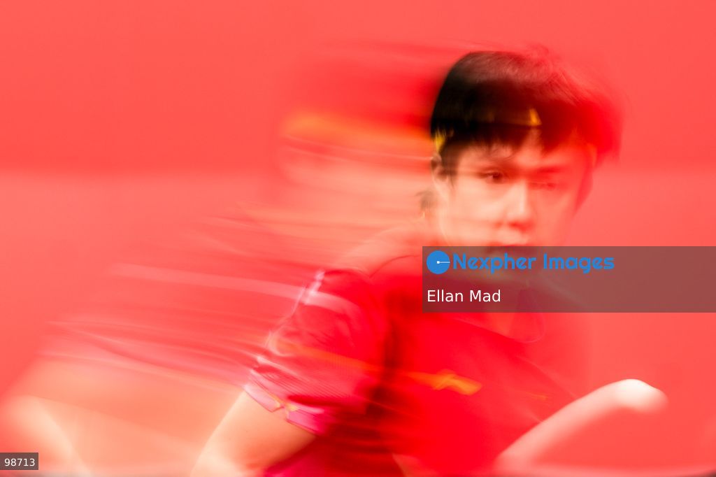 Wang Chuqin of China during Men's Singles Finals, Table Tennis at the 2026 Asian Games on September 28, 2026 in Japan. (Photo by Ellan Mad/Nexpher Images)