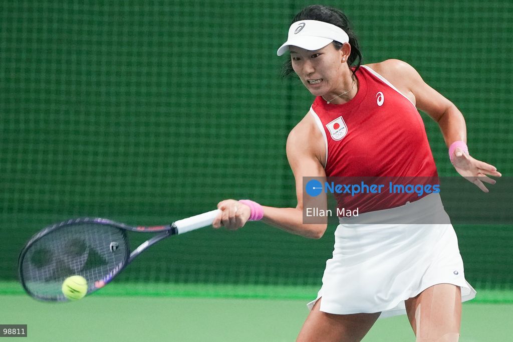 Japanese Tennis player Moyuka Uchijima at the Asian Games 2026 on September 29, 2026 in Nagoya, Japan. (Photo by Ellan Mad/Nexpher Images)
