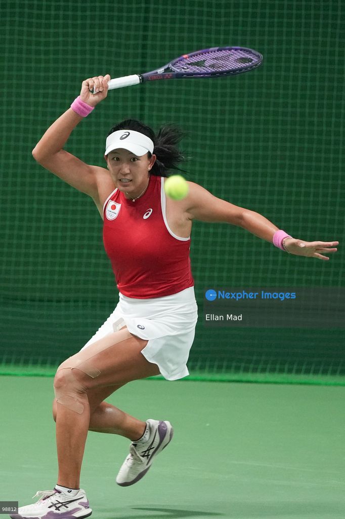 Japanese Tennis player Moyuka Uchijima at the Asian Games 2026 on September 29, 2026 in Nagoya, Japan. (Photo by Ellan Mad/Nexpher Images)