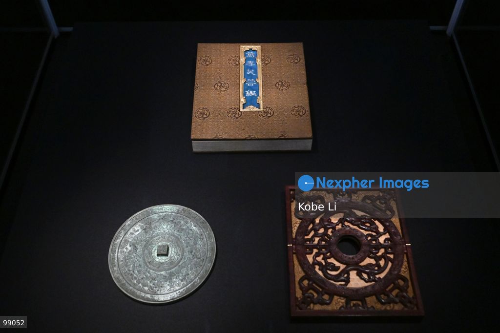 Exhibits from the Palace Museum's 'Design for the Forbidden City: Imperial Workshops of the Qing Court' exhibition is displaying on September 29 in Hong Kong. (Photo by Kobe Li/Nexpher Images)
