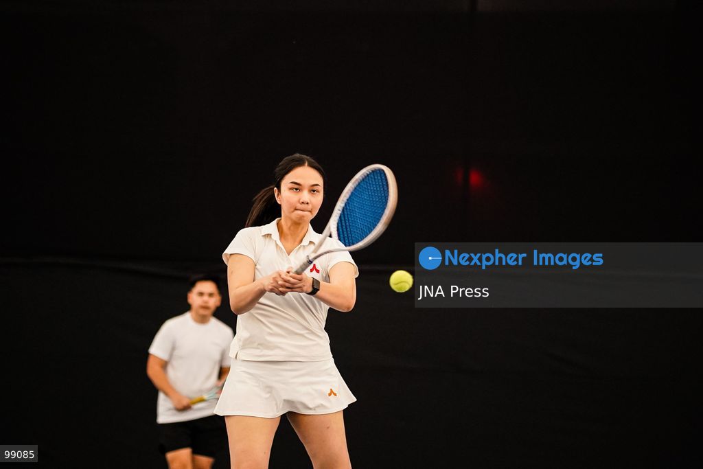 JAKARTA, INDONESIA, SEPTEMBER 2026: Tennis players take part in The Raquette Temple Session as part of the Indonesia Tennis Series in Jakarta. Players from different backgrounds participate in matches and training sessions aimed at bringing together the local tennis community through competitive and recreational play. The Raquette Temple operates tennis and padel facilities in the Jakarta area.  Photo by Muhamad Ridwan / JNA Press. (Photo by Muhamad ridwan/JNA Press via Nexpher Images)