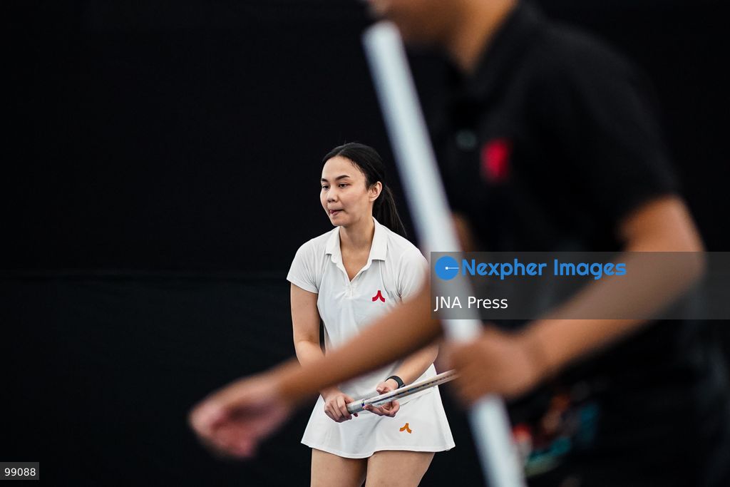 JAKARTA, INDONESIA, SEPTEMBER 2026: Tennis players take part in The Raquette Temple Session as part of the Indonesia Tennis Series in Jakarta. Players from different backgrounds participate in matches and training sessions aimed at bringing together the local tennis community through competitive and recreational play. The Raquette Temple operates tennis and padel facilities in the Jakarta area.  Photo by Muhamad Ridwan / JNA Press. (Photo by Muhamad ridwan/JNA Press via Nexpher Images)
