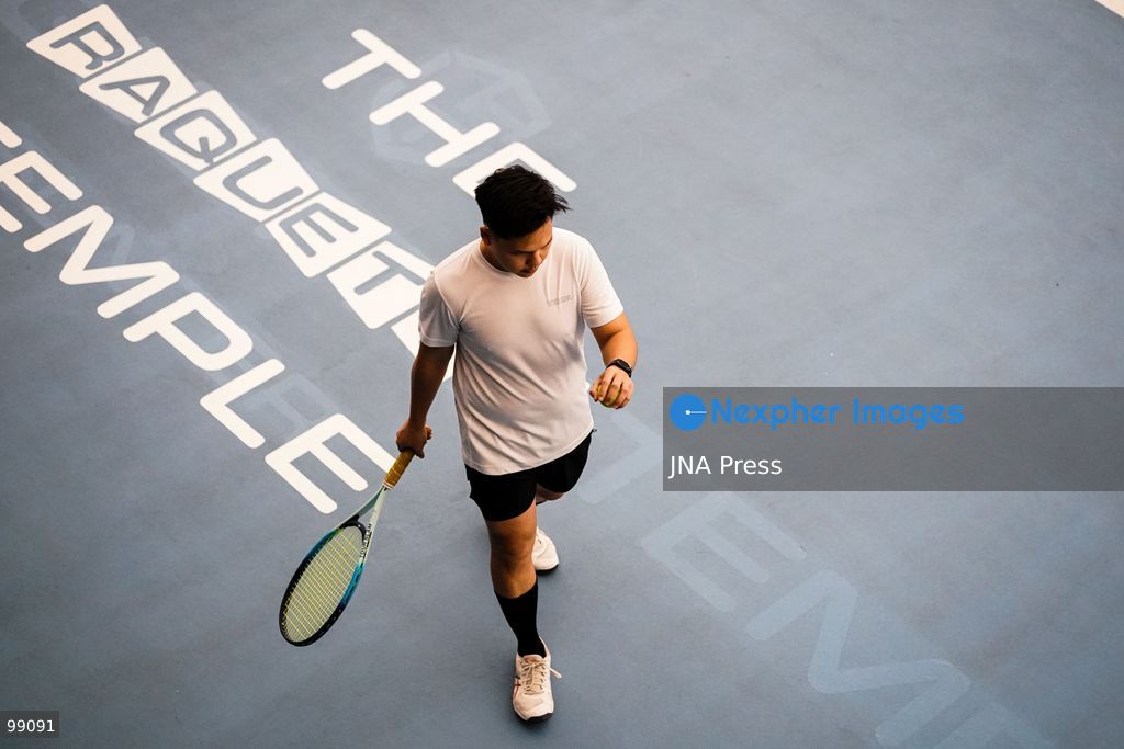 JAKARTA, INDONESIA, SEPTEMBER 2026: Tennis players take part in The Raquette Temple Session as part of the Indonesia Tennis Series in Jakarta. Players from different backgrounds participate in matches and training sessions aimed at bringing together the local tennis community through competitive and recreational play. The Raquette Temple operates tennis and padel facilities in the Jakarta area.  Photo by Muhamad Ridwan / JNA Press. (Photo by Muhamad ridwan/JNA Press via Nexpher Images)